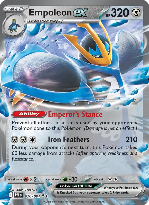 Empoleon ex, Phantasmal Flames #70