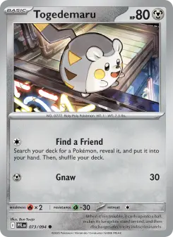 Togedemaru, Phantasmal Flames #73/94