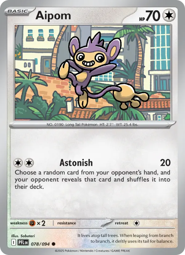 Aipom, Phantasmal Flames #78