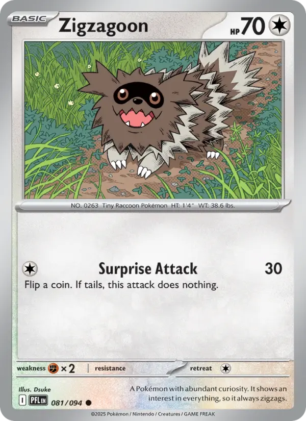Zigzagoon, Phantasmal Flames #81