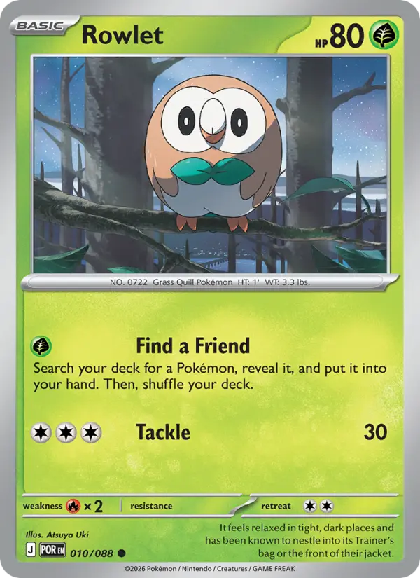 Rowlet, Perfect Order #10