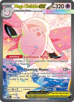 Mega Clefable ex, Perfect Order #119/88