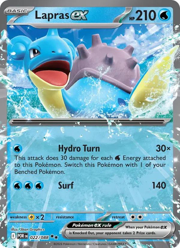 Lapras ex, Perfect Order #22