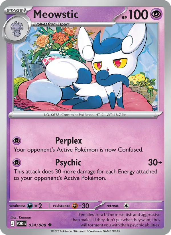 Meowstic, Perfect Order #34