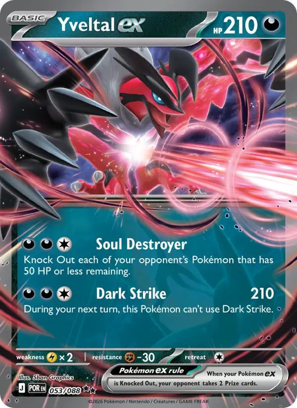 Yveltal ex, Perfect Order #53
