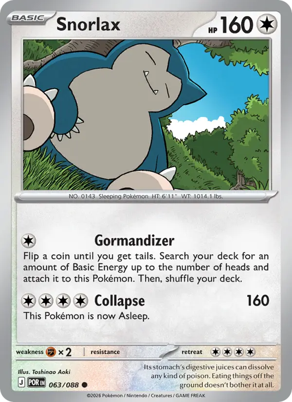 Snorlax, Perfect Order #63