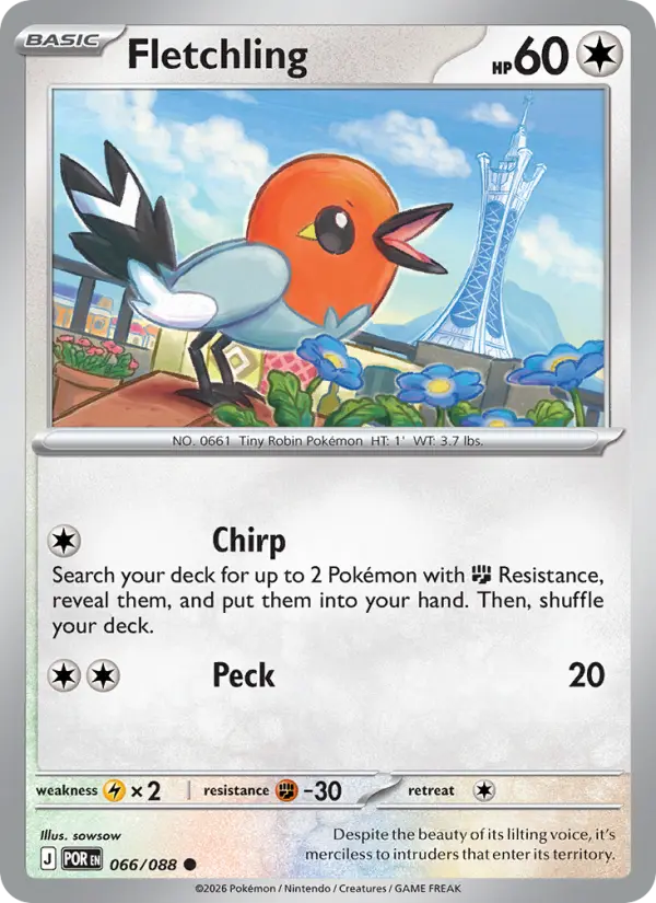 Fletchling, Perfect Order #66
