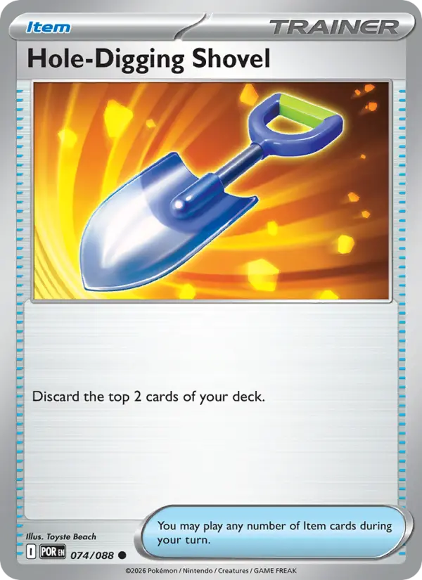 Hole-Digging Shovel, Perfect Order #74