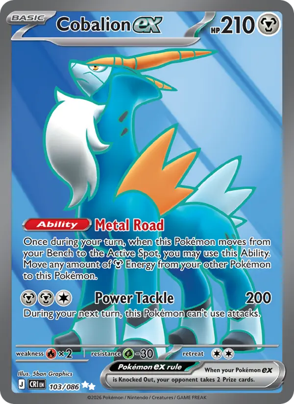 Cobalion ex, Chaos Rising #103