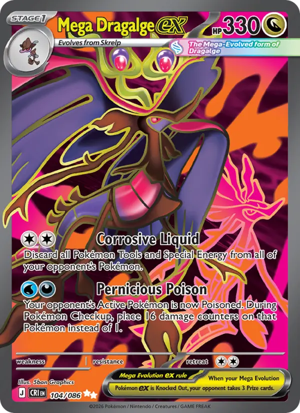 Mega Dragalge ex, Chaos Rising #104