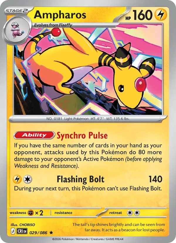 Ampharos, Chaos Rising #29