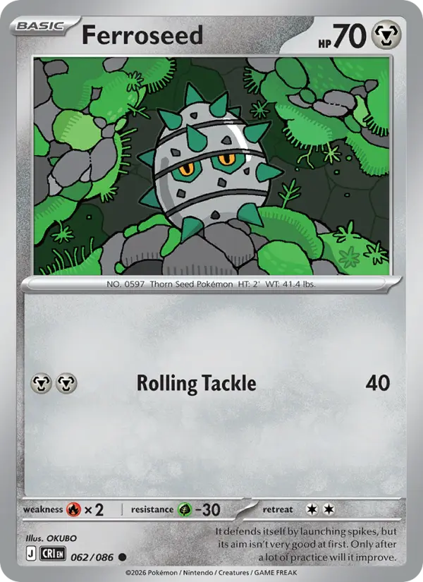 Ferroseed, Chaos Rising #62