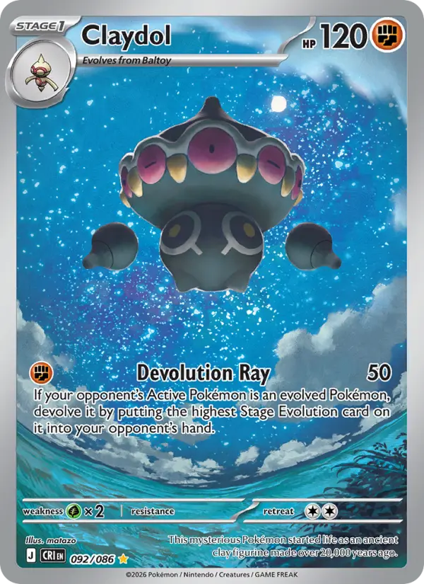 Claydol, Chaos Rising #92