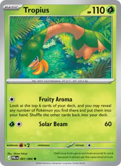 Tropius, Pitch Black #1/84