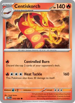 Centiskorch, Pitch Black #10/84