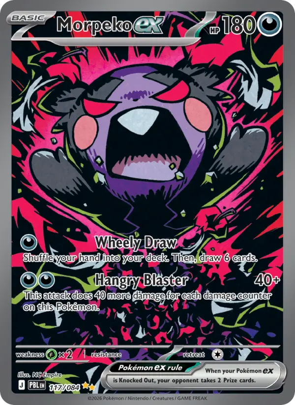 Morpeko ex, Pitch Black #117
