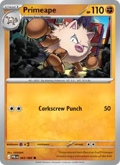 Primeape, Pitch Black #43/84