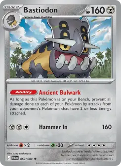 Bastiodon, Pitch Black #62/84