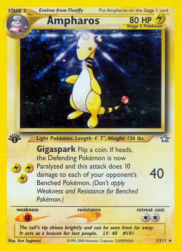 Ampharos, Neo Genesis #1