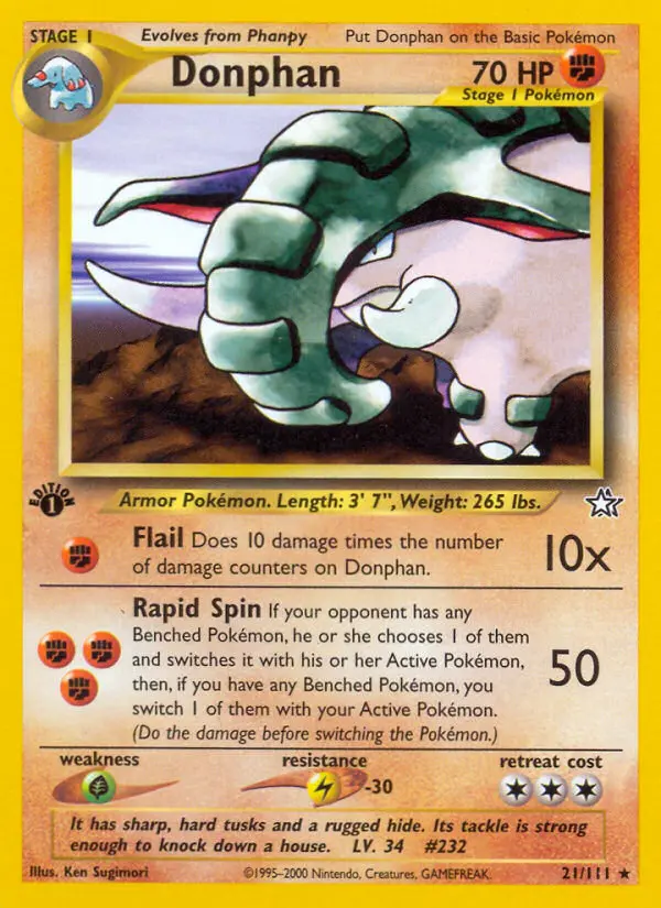 Donphan, Neo Genesis #21