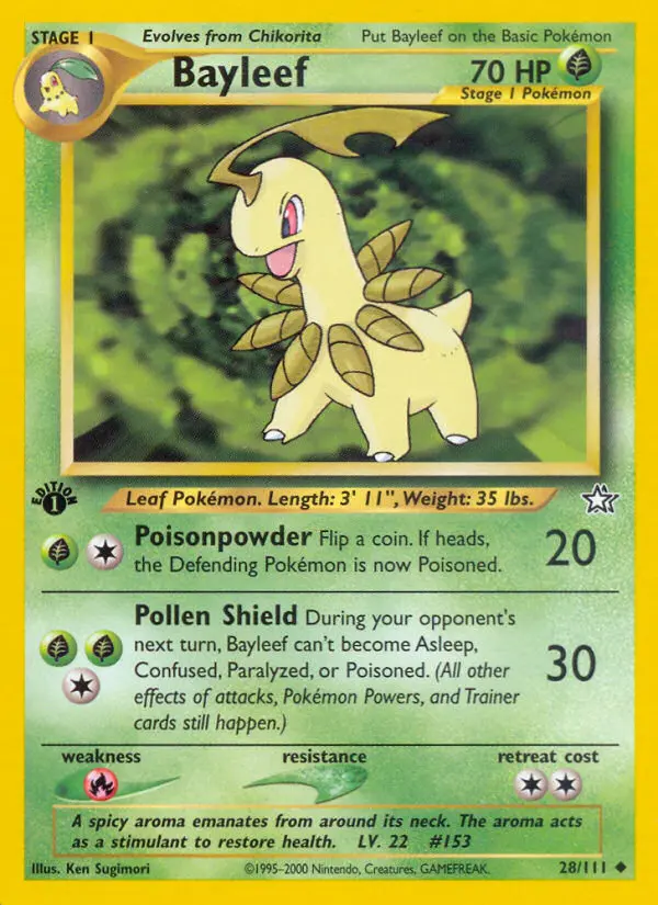 Bayleef, Neo Genesis #28