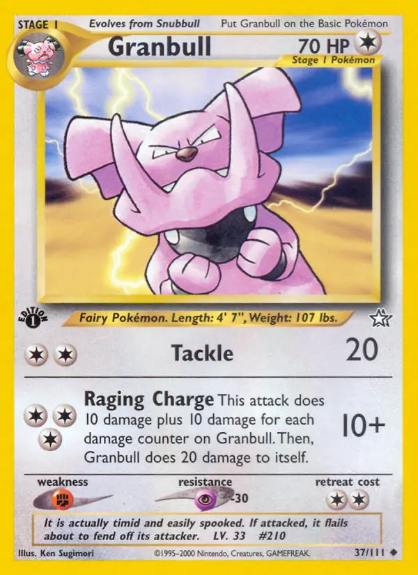 Granbull, Neo Genesis #37