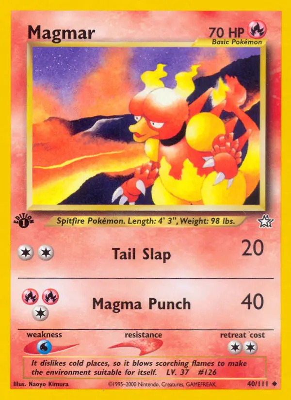 Magmar, Neo Genesis #40