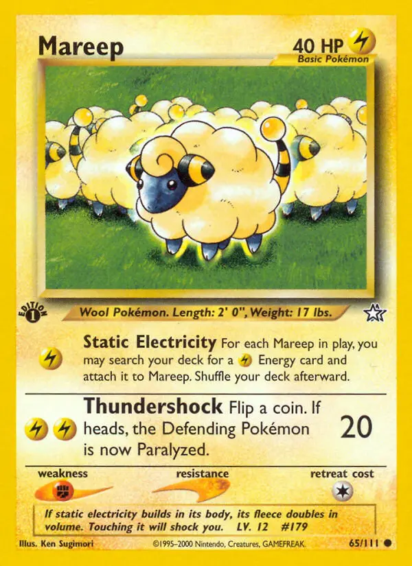 Mareep, Neo Genesis #65