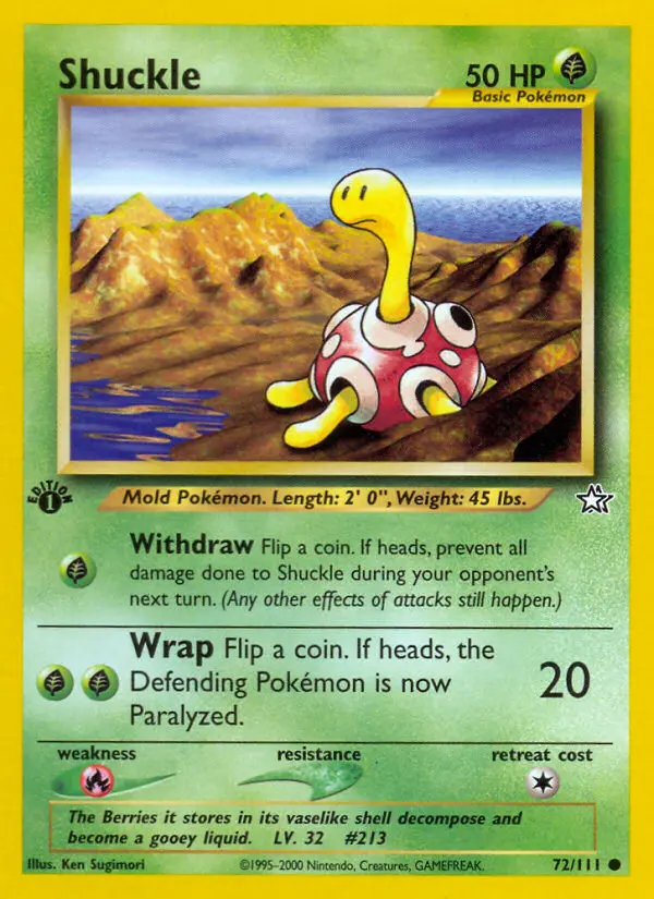 Shuckle, Neo Genesis #72