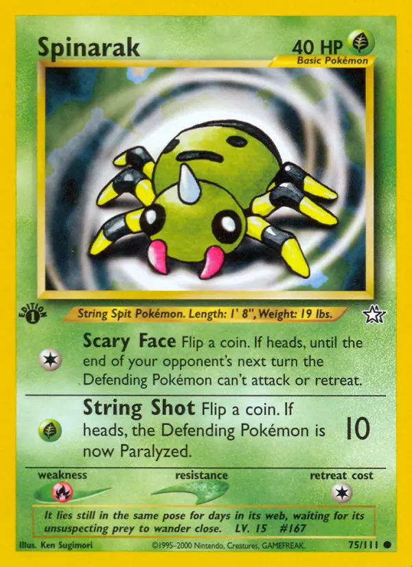 Spinarak, Neo Genesis #75