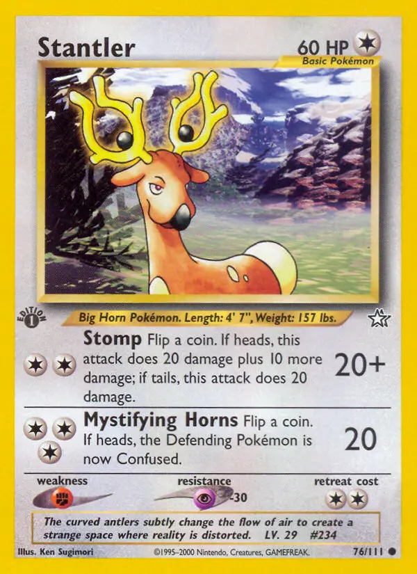 Stantler, Neo Genesis #76