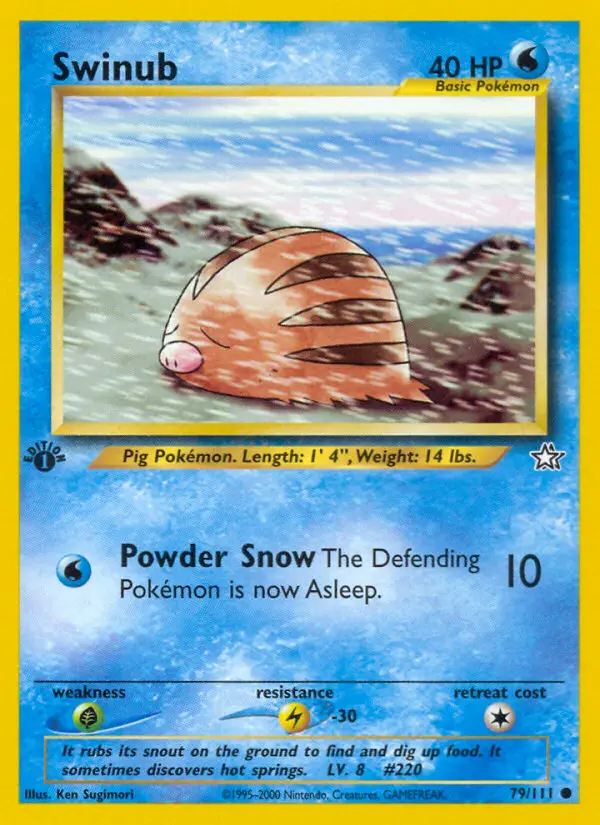 Swinub, Neo Genesis #79