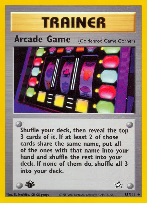 Arcade Game, Neo Genesis #83