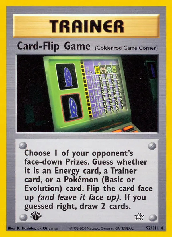 Card-Flip Game, Neo Genesis #92