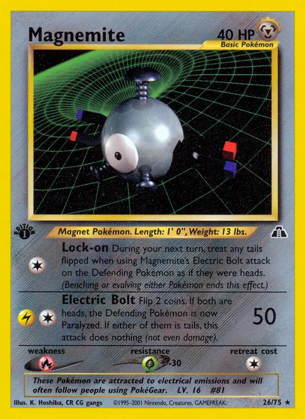 Magnemite, Neo Discovery #26