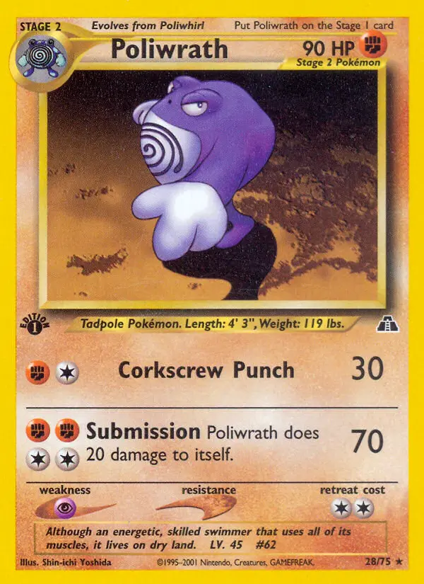 Poliwrath, Neo Discovery #28