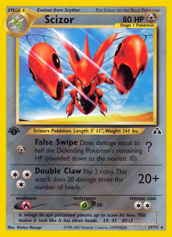 Scizor, Neo Discovery #29
