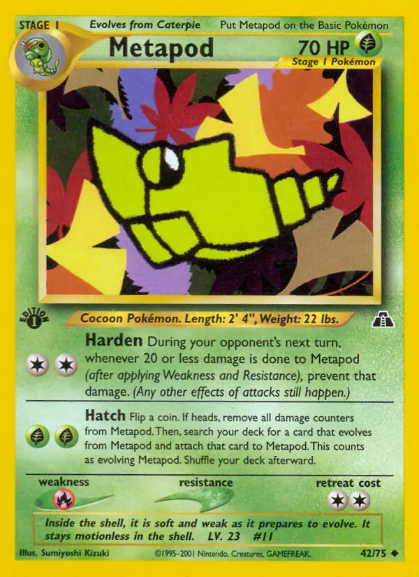 Metapod, Neo Discovery #42