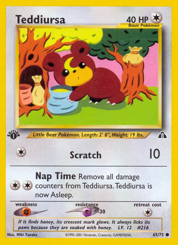 Teddiursa, Neo Discovery #65