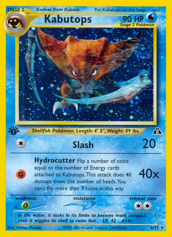 Kabutops, Neo Discovery #6
