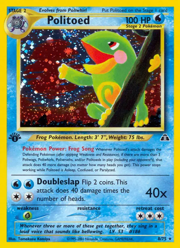Politoed, Neo Discovery #8