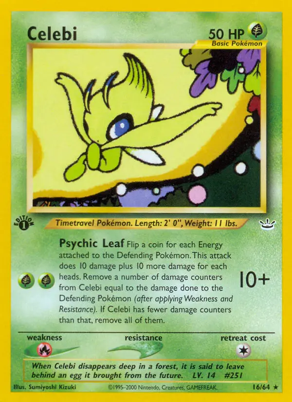 Celebi, Neo Revelation #16