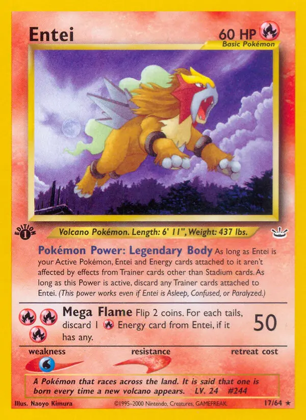 Entei, Neo Revelation #17