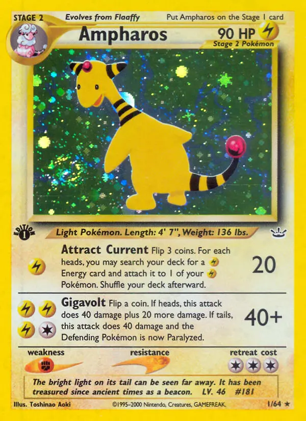 Ampharos, Neo Revelation #1