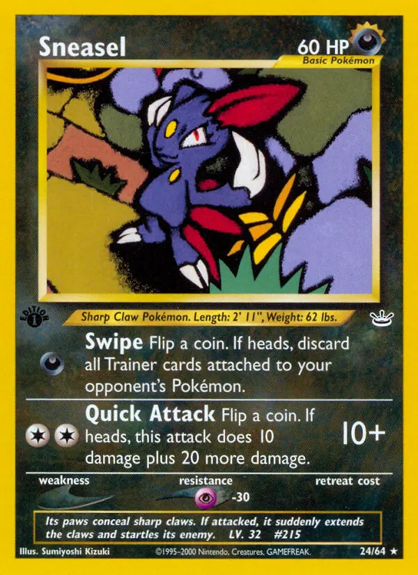 Sneasel, Neo Revelation #24
