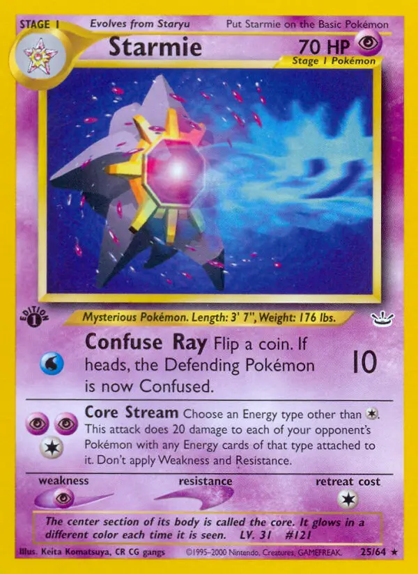 Starmie, Neo Revelation #25