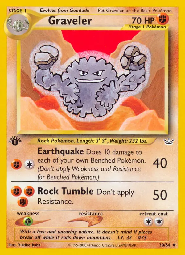 Graveler, Neo Revelation #30