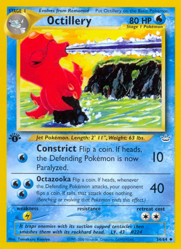 Octillery, Neo Revelation #34