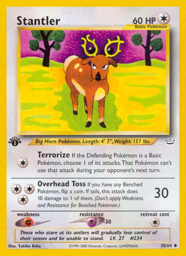 Stantler, Neo Revelation #38