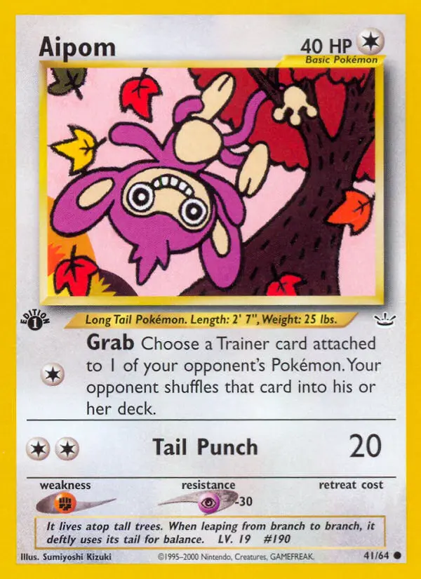 Aipom, Neo Revelation #41